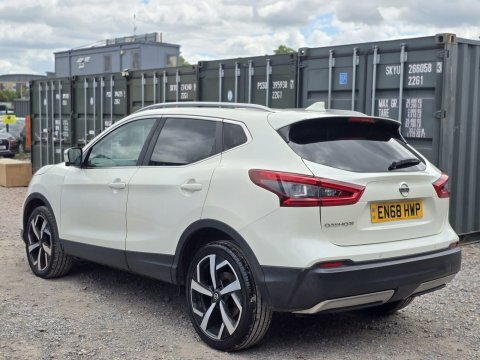 Nissan Qashqai 1.3 Dig-t Tekna EN68HWP White #4