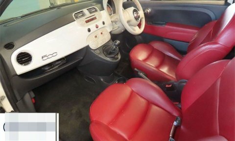 Fiat 500 0.9 Twinair Lounge JRZ2359 White #2