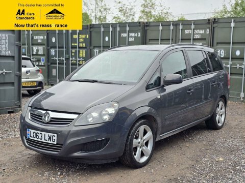 Vauxhall Zafira 1.6 16V Exclusiv LO63LWG Grey #3