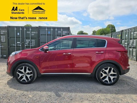 Kia Sportage 2.0 Crdi Gt-line AY16VLG Red #4