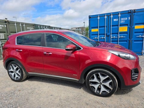 Kia Sportage 2.0 Crdi Gt-line AY16VLG Red #5