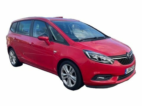 Vauxhall Zafira 1.4I Turbo Sri Red