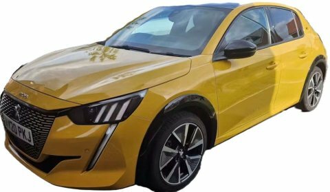 Peugeot e-208 208 Gt Line Yellow #2