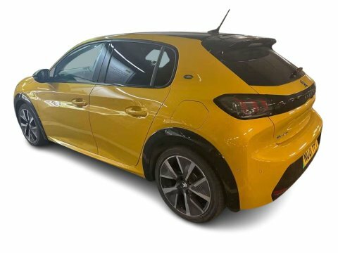 Peugeot e-208 50Kwh Gt Hatchback Yellow #3