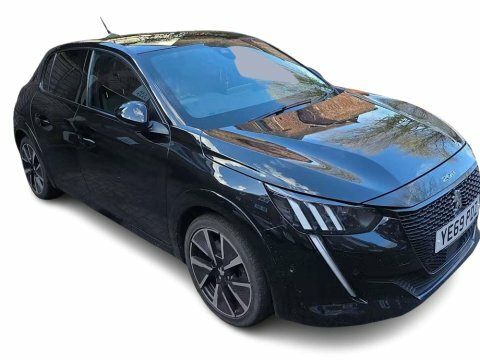 Peugeot e-208 50Kwh Gt Hatchback Black