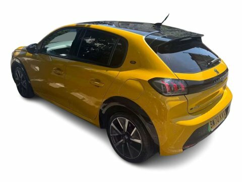 Peugeot e-208 50Kwh Gt Hatchback Yellow #3