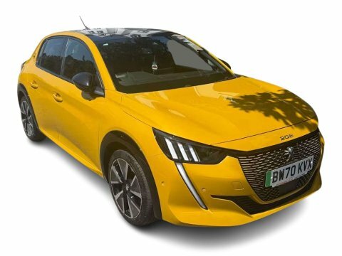Peugeot e-208 50Kwh Gt Hatchback Yellow