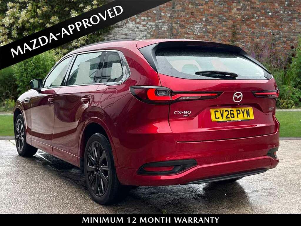 Mazda CX-80 3.3D Homura Awd CV26PYW Red #2