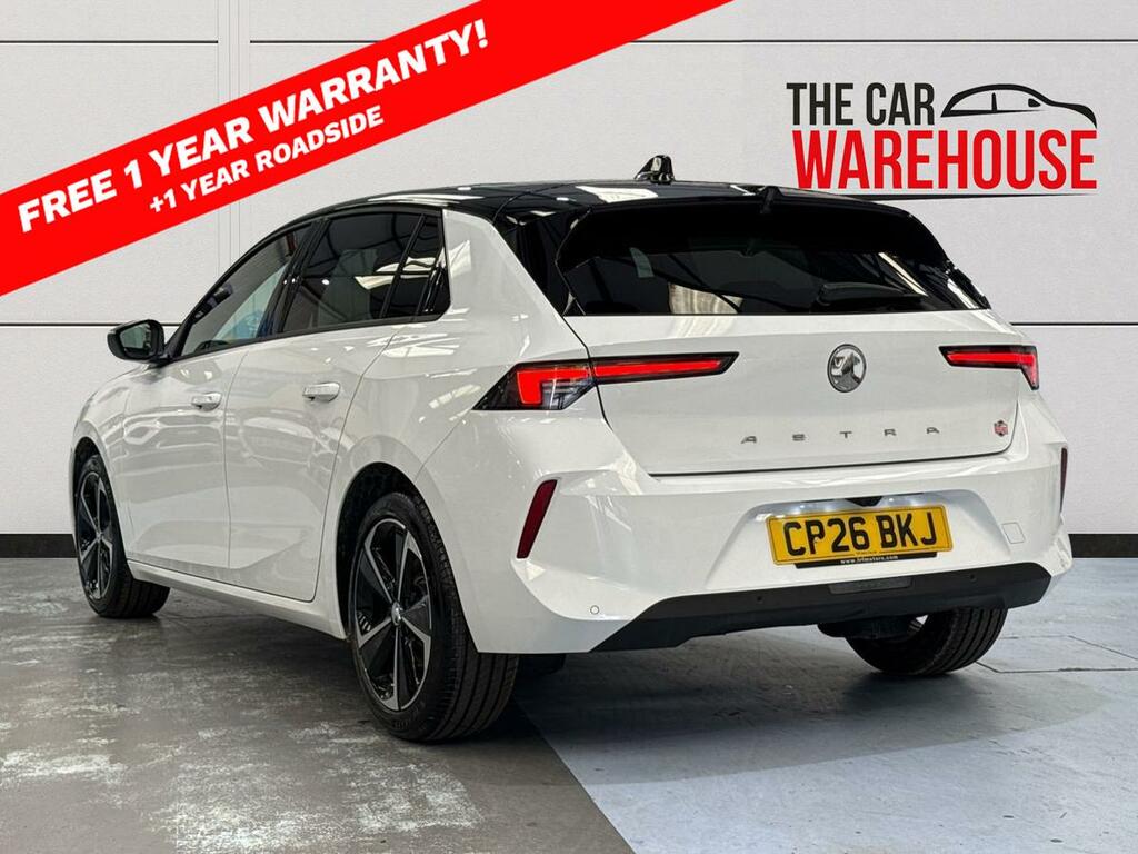 Vauxhall Astra 1.2 Turbo 130 Griffin CP26BKJ White #2