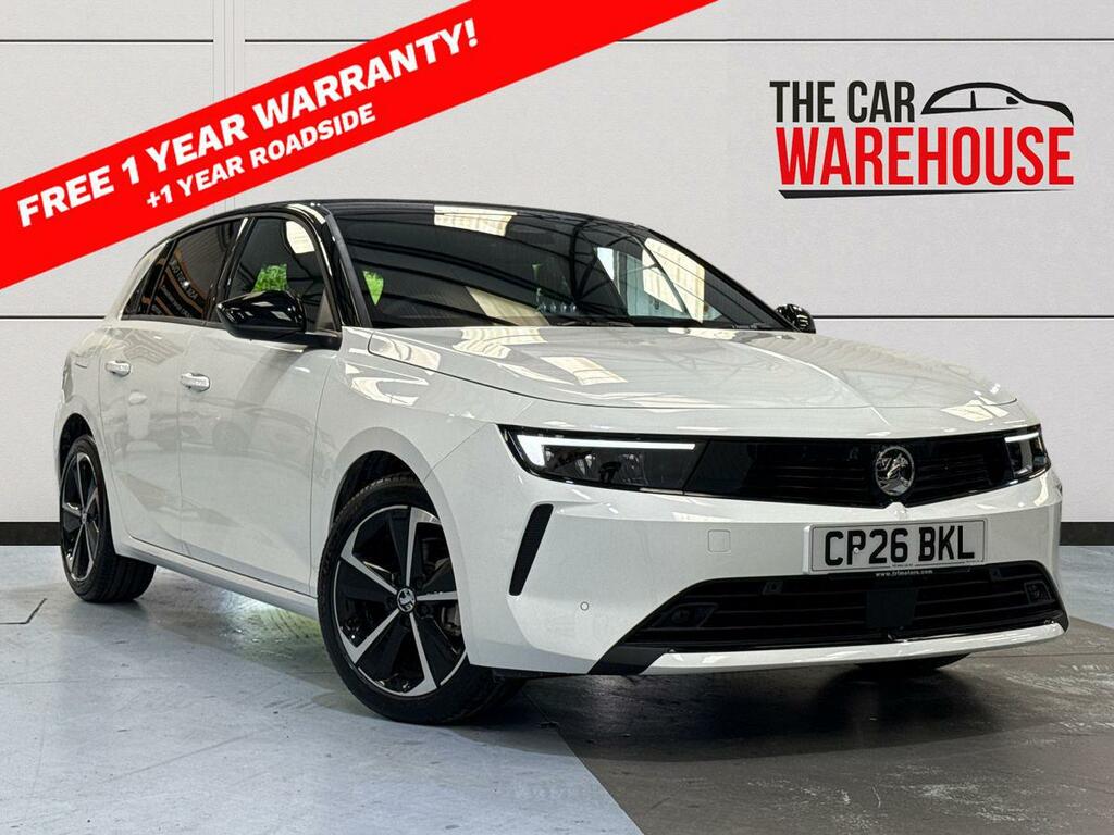 Vauxhall Astra 1.2 Turbo 130 Griffin CP26BKL White