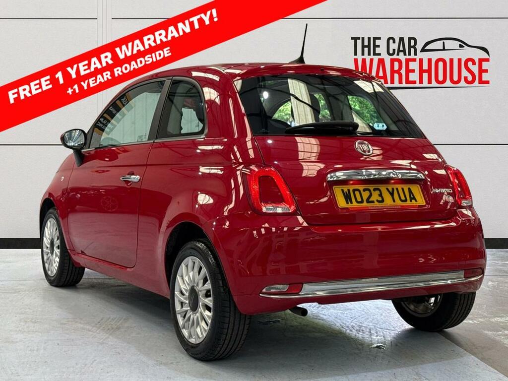 Fiat 500 1.0 Mild Hybrid W023YUA Red #2