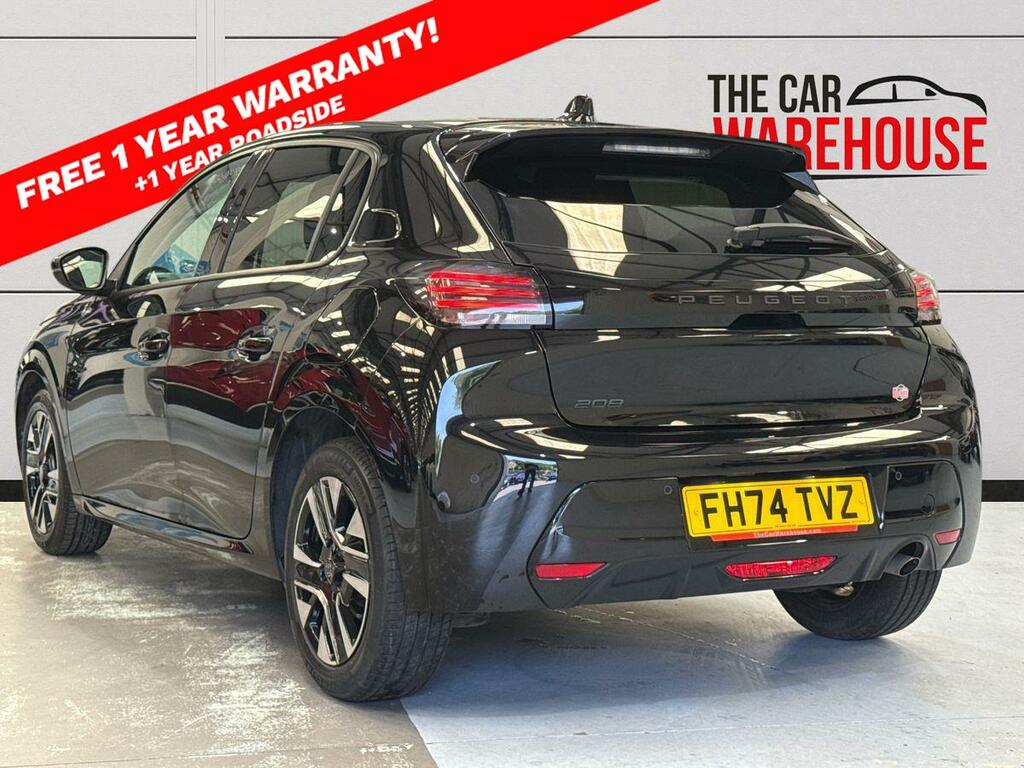 Peugeot 208 1.2 Puretech 100 Allure FH74TVZ Black #2