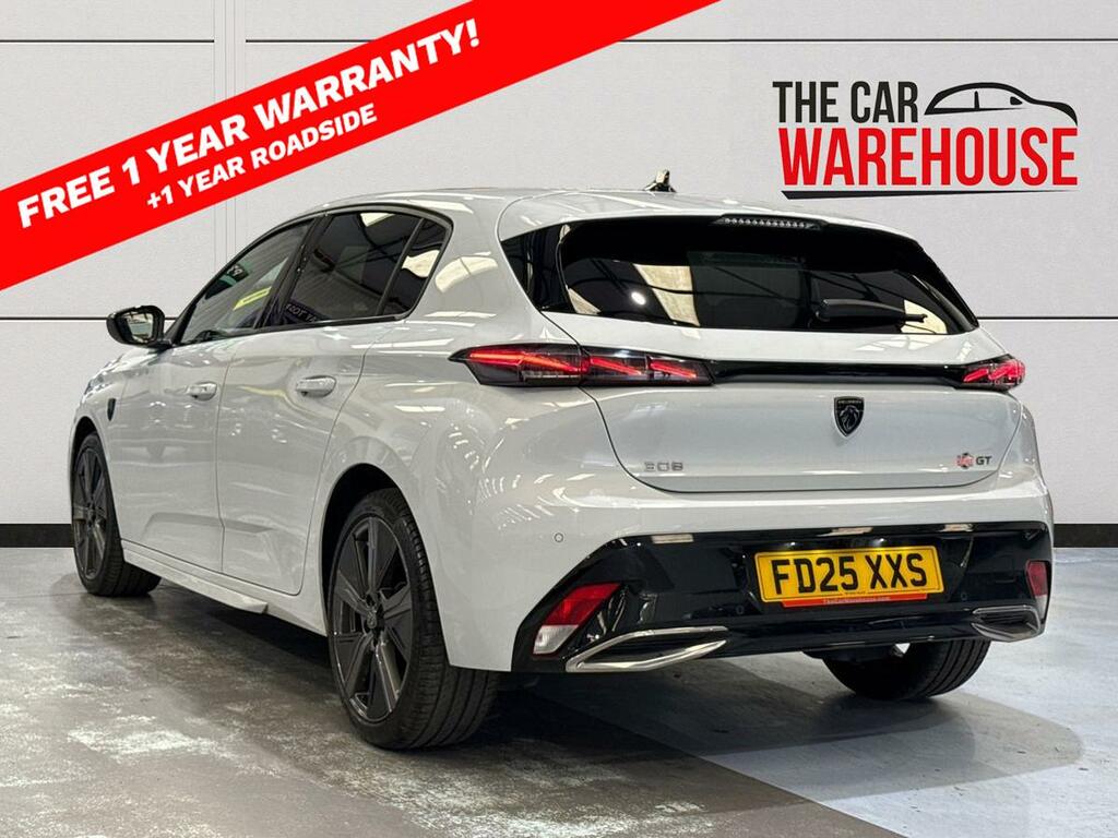 Peugeot 308 1.5 Bluehdi Gt Eat8 FD25XXS White #2
