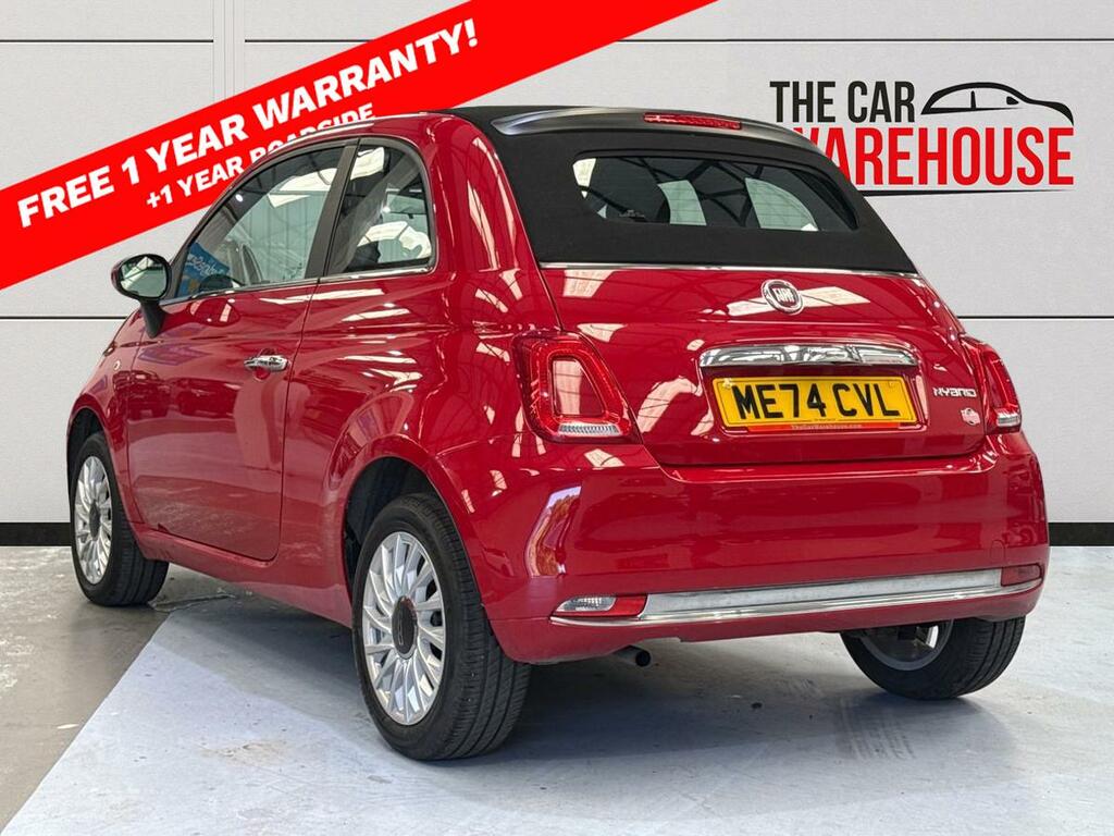 Fiat 500 1.0 Mhev Convertible Euro 6 Ss Red #2