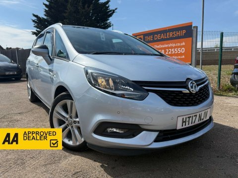 Vauxhall Zafira Tourer Sri Nav T Silver