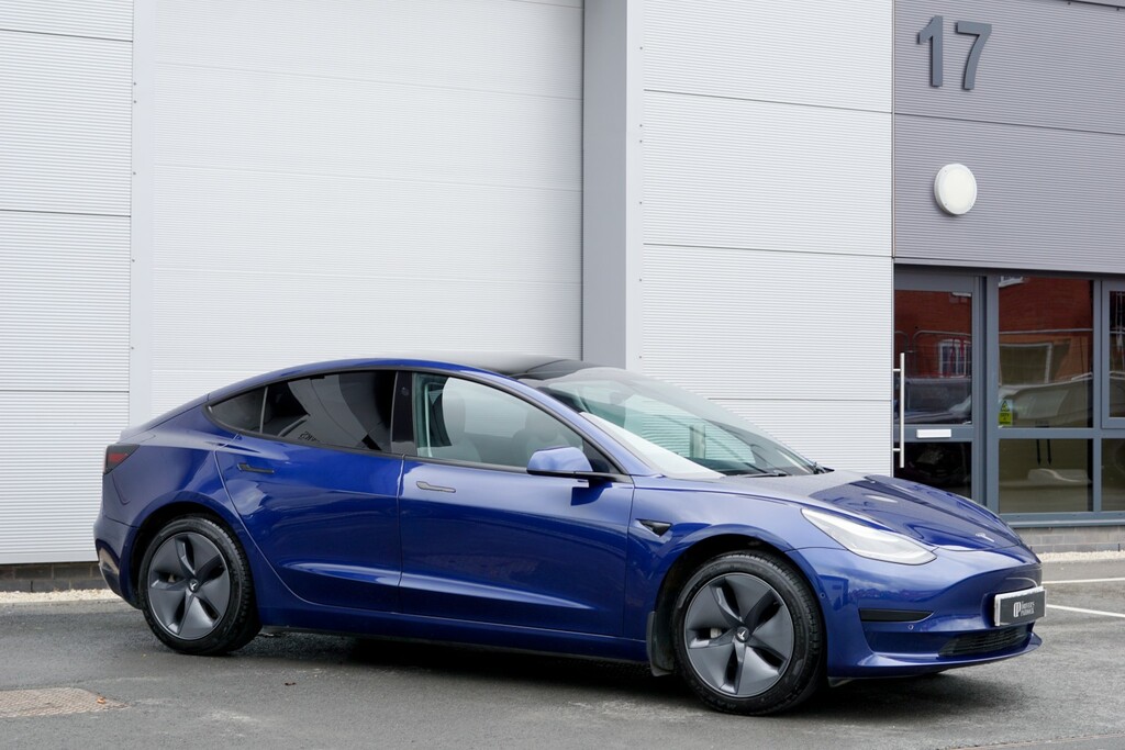 Tesla Model 3 Saloon MM69TFU Blue #2