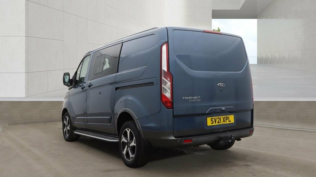 Ford Transit Custom Crew Van Double Cab Active Tdci 170 Ps L SV21XPL Blue #3