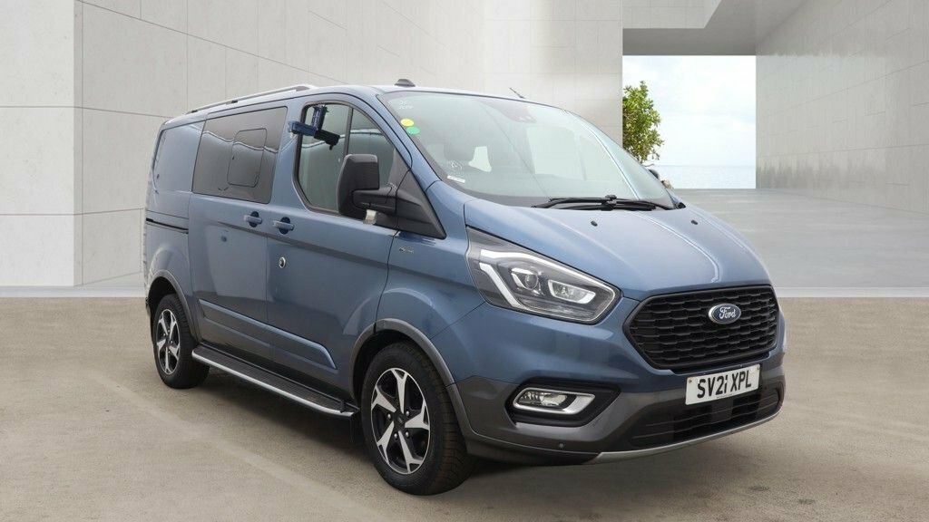 Ford Transit Custom Crew Van Double Cab Active Tdci 170 Ps L Blue