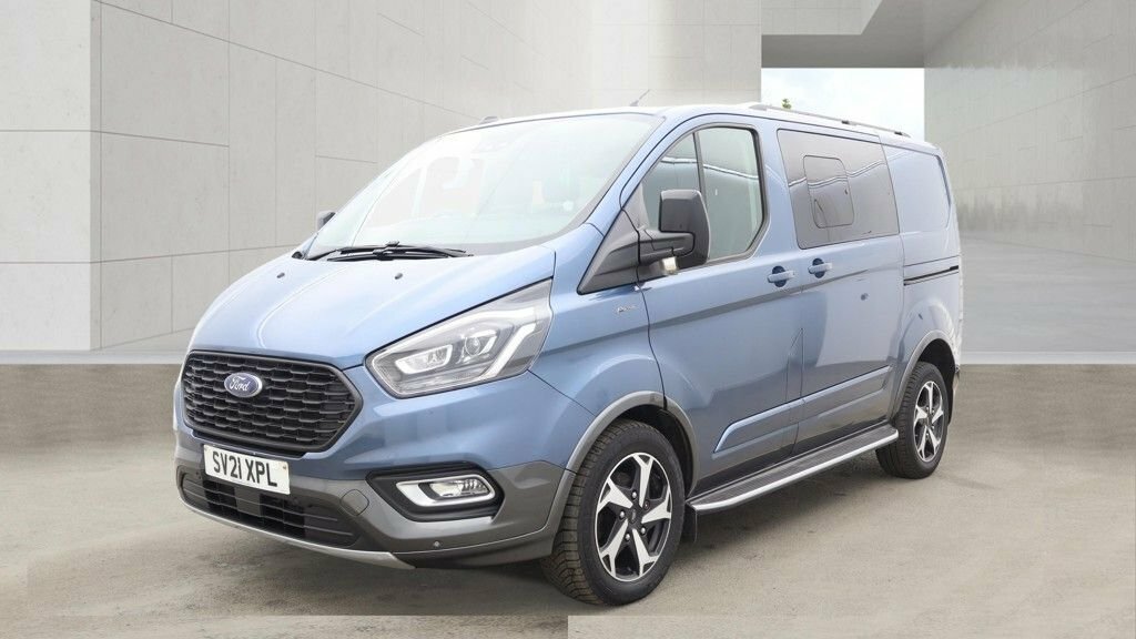 Ford Transit Custom Crew Van Double Cab Active Tdci 170 Ps L SV21XPL Blue #2