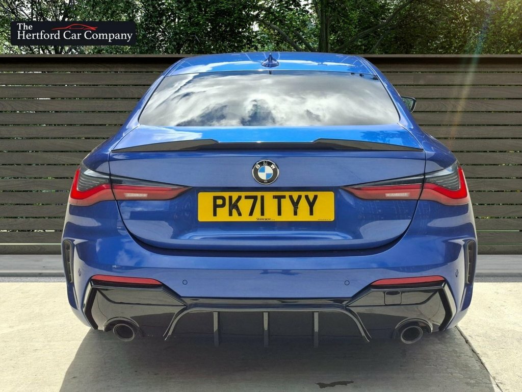 BMW 4 Series Gran Coupe 3L M Sport PK71TYY Blue #6