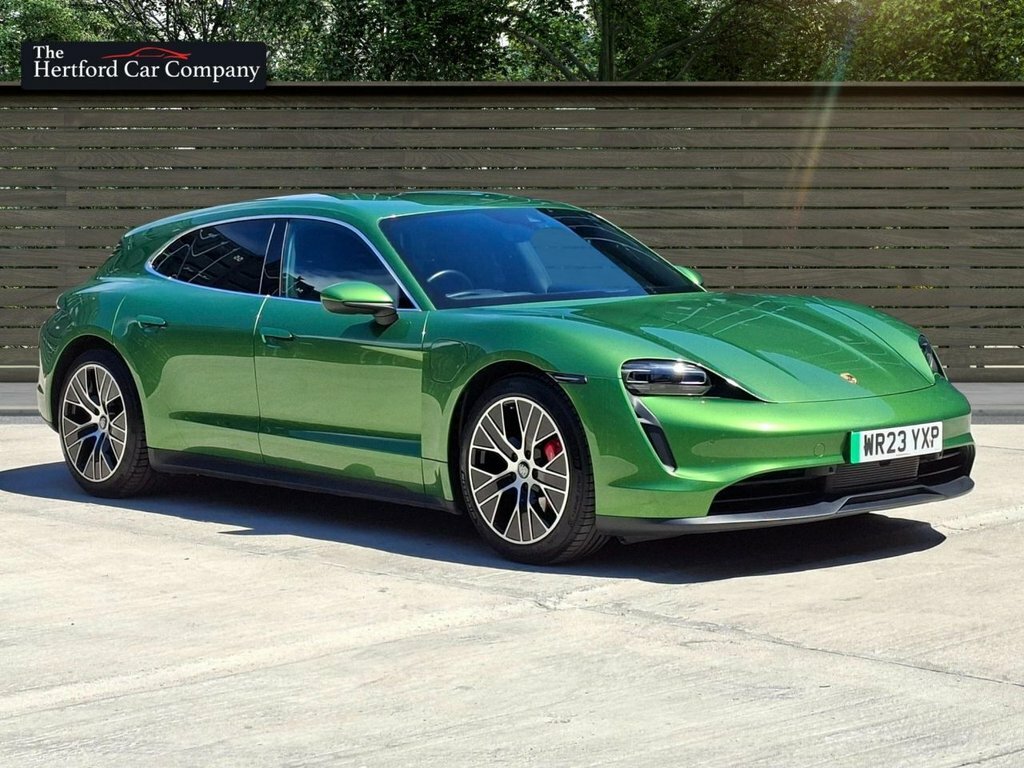 Porsche Taycan Estate Green