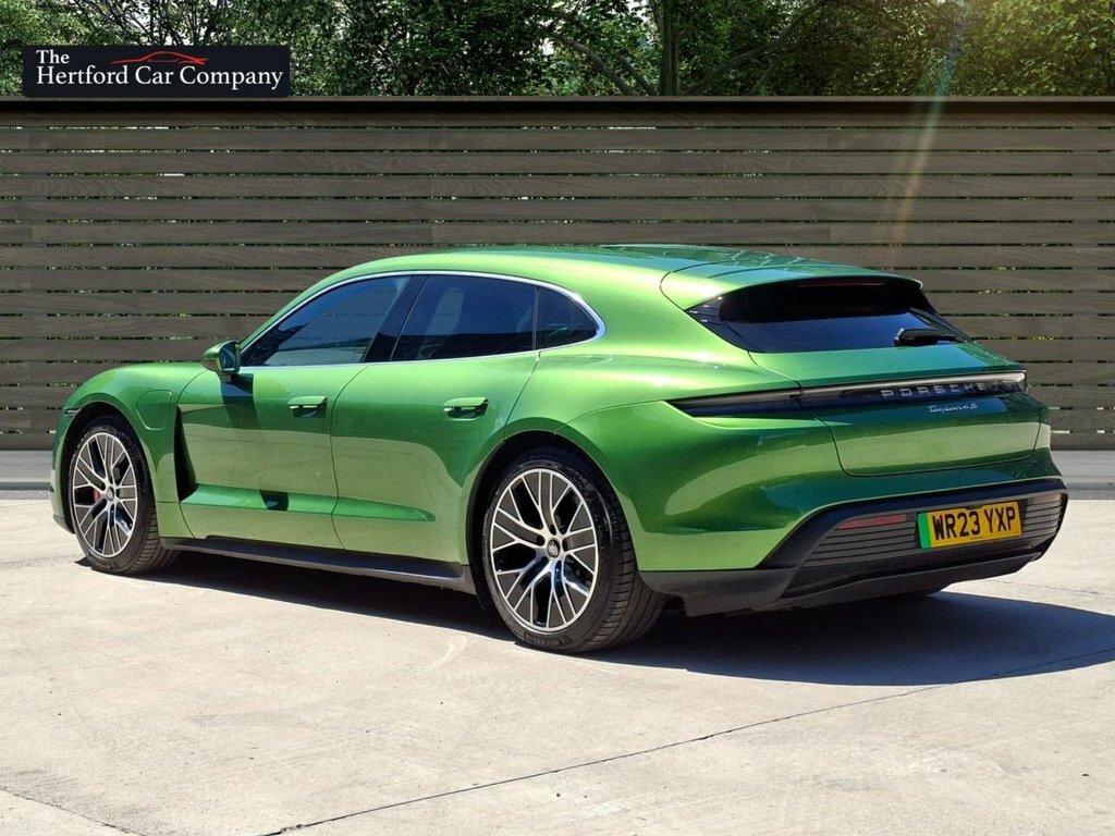 Porsche Taycan Estate WR23YXP Green #5