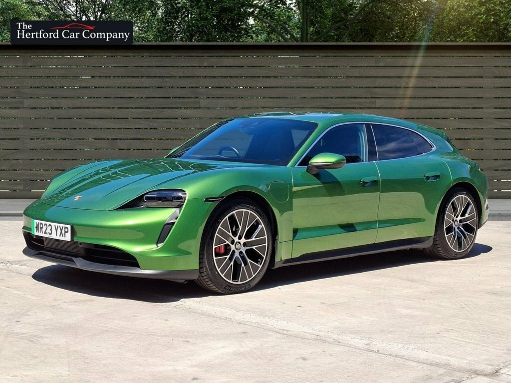 Porsche Taycan Estate WR23YXP Green #3