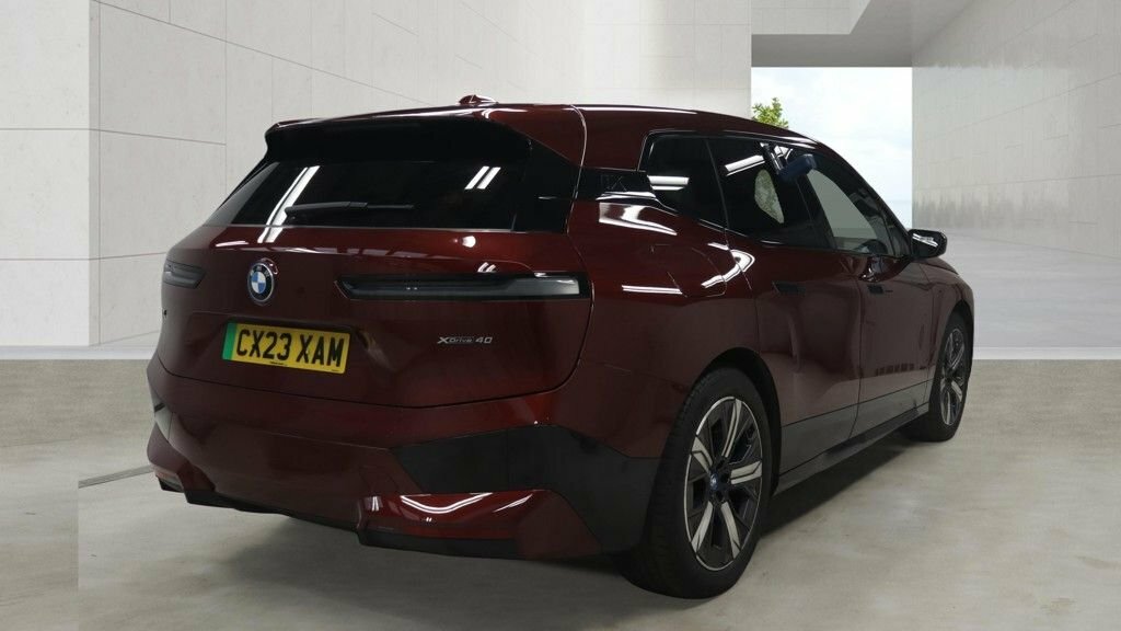 BMW iX Suv Red #4