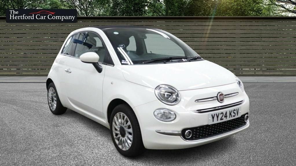 Fiat 500C Convertible White