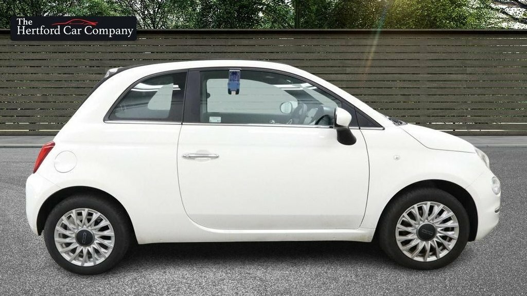 Fiat 500C Convertible White #4