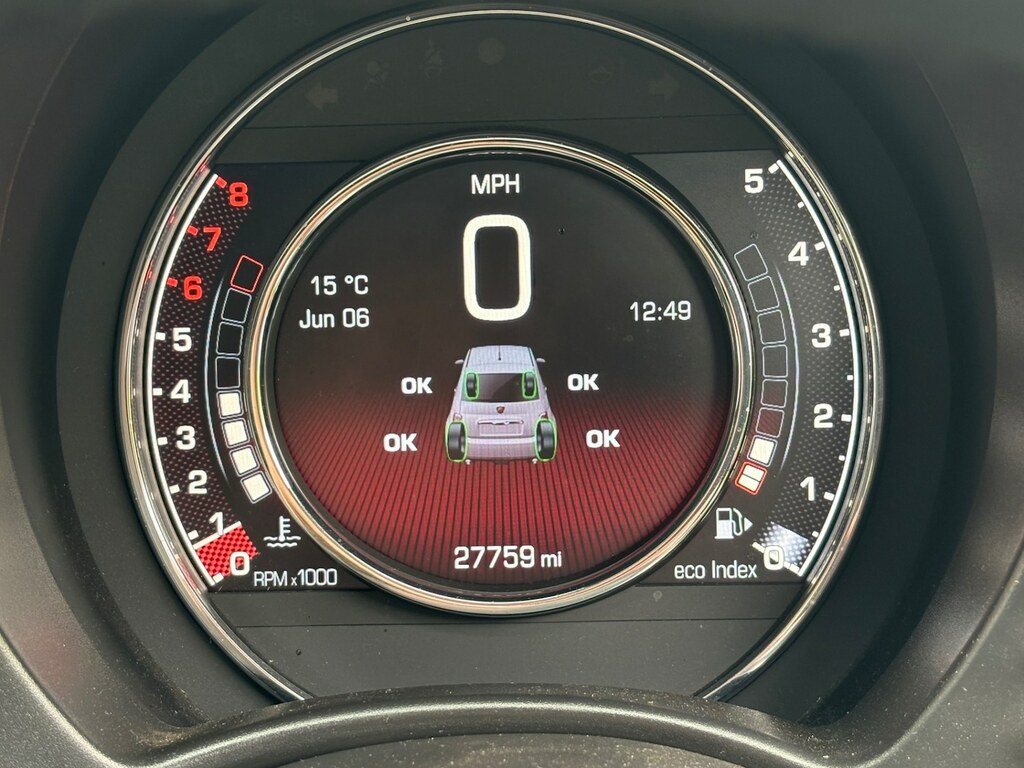 Abarth 595 595 Red #27