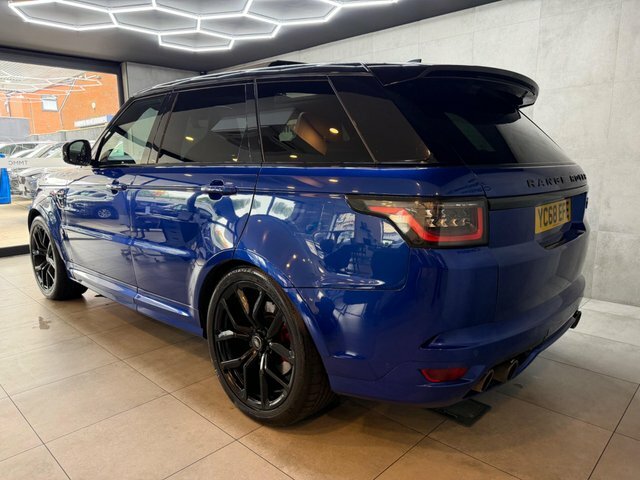 Land Rover Range Rover Sport 2018 5.0 P575 V8 Svr 4Wd Euro 6 Ss YC68EFE Blue #3