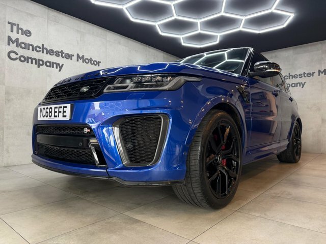 Land Rover Range Rover Sport 2018 5.0 P575 V8 Svr 4Wd Euro 6 Ss YC68EFE Blue #4