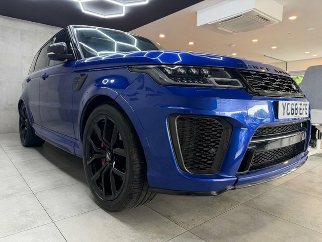 Land Rover Range Rover Sport 2018 5.0 P575 V8 Svr 4Wd Euro 6 Ss YC68EFE Blue #2