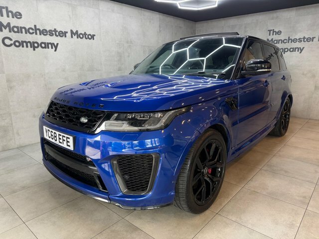 Land Rover Range Rover Sport 2018 5.0 P575 V8 Svr 4Wd Euro 6 Ss YC68EFE Blue