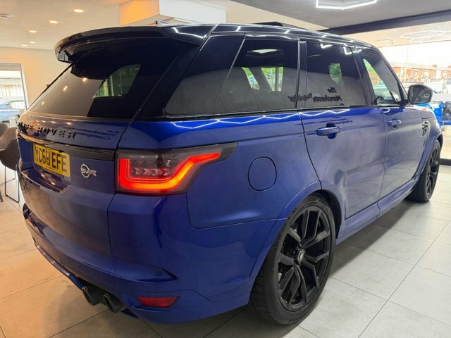 Land Rover Range Rover Sport 2018 5.0 P575 V8 Svr 4Wd Euro 6 Ss YC68EFE Blue #6