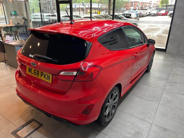 Ford Fiesta 2018 1.0T Ecoboost St-line Euro 6 Ss ML68PKN Red #5