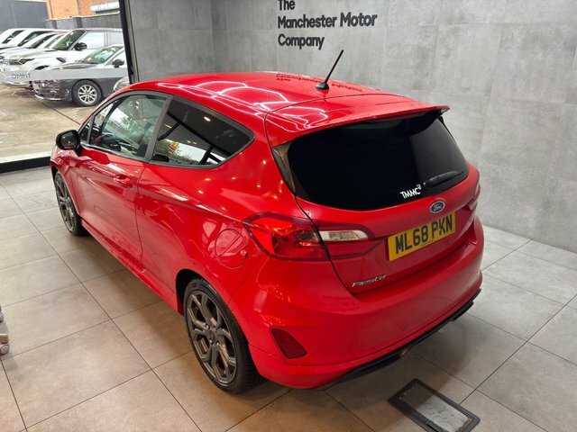 Ford Fiesta 2018 1.0T Ecoboost St-line Euro 6 Ss ML68PKN Red #2