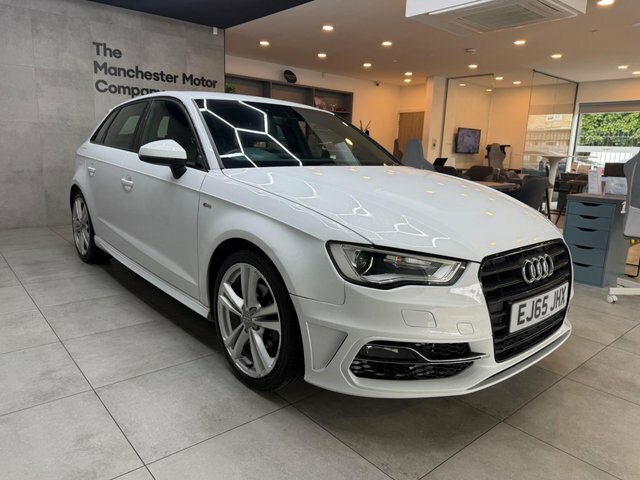 Audi A3 2015 1.4 Tfsi S Line Sportback Euro 6 Ss N EJ65JHX White #2