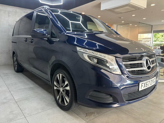 Mercedes-Benz V Class 2018 2.2 V220d Bluetec Sport G-tronic Euro 6 Ss FX67DYG Blue #3
