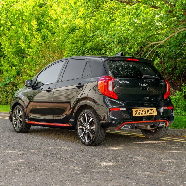 Kia Picanto 1.0 Dpi Gt-line Hatchback Euro 6 NG23KZY Black #2