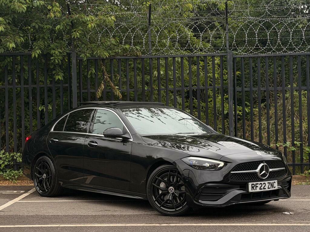 Mercedes-Benz C Class 1.5 C200h Mhev Amg Line Premium Plus G-tronic E Black #4