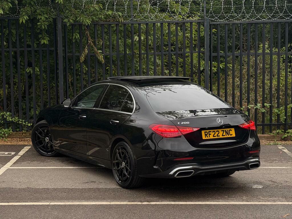 Mercedes-Benz C Class 1.5 C200h Mhev Amg Line Premium Plus G-tronic E Black #3