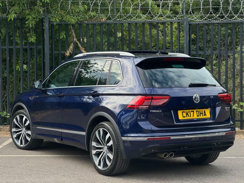 Volkswagen Tiguan 2.0 Tdi Bluemotion Tech R-line Dsg 4Motion Euro 6 CK17DHA Blue #4