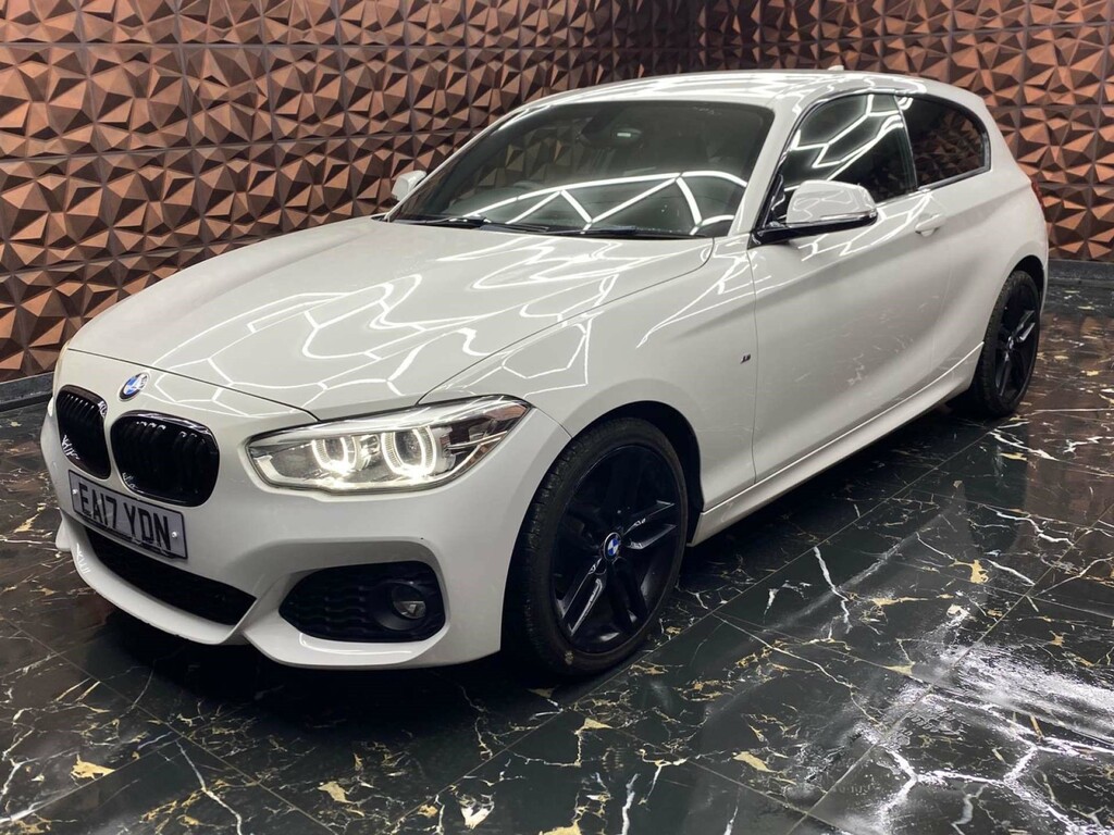 BMW 1 Series 118D M Sport EA17YDN White #3