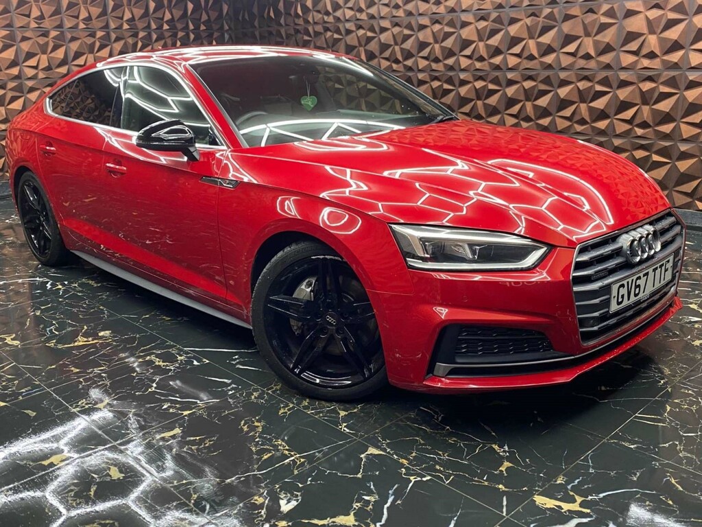 Audi A5 Sportback Tfsi S Line Quattro 4Wd GV67TTF Red