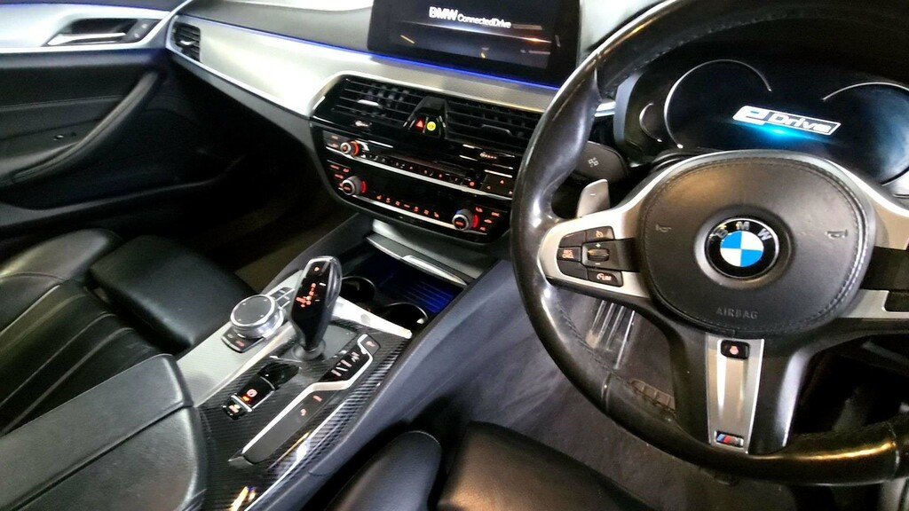BMW 5 Series 530E M Sport Black #6