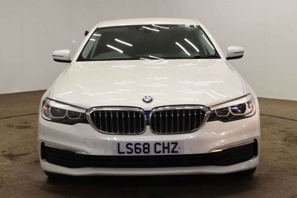 BMW 5 Series 530E Se White #2