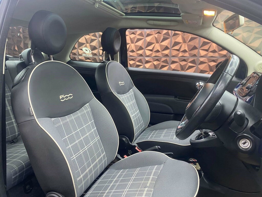 Fiat 500 Lounge Semi-auto Blue #6