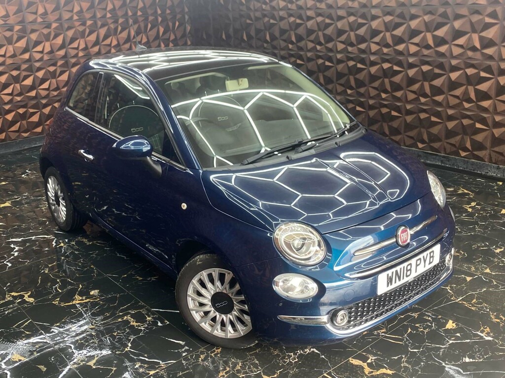 Fiat 500 Lounge Semi-auto Blue